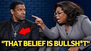 Oprah Mocked Denzel Washington’s Faith on Live TV — His Response Left Her Speechless...
