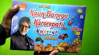 Kaun banega karorepati snacks gift pact with Khazana Gift inside unboxing and review