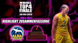 NBBL TOP4 Finale 2023 // YoungRastaDragons vs AlbaBerlin // Jam&Jelly Highlight-Zusammenfassung