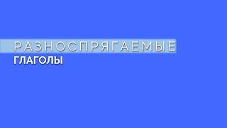 Разноспрягаемые глаголы: что это и почему?