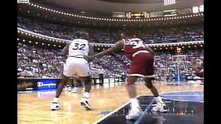 Shaq (28p) Battles Hakeem Olajuwon (26p) - Rockets @ Magic Jan 1994 NBA On TNT