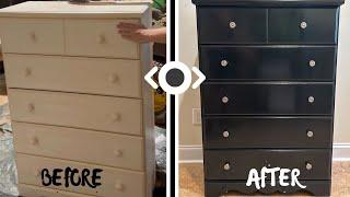 Trash to GOLD - Refinishing a Chest From Facebook Marketplace