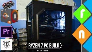 Building a Budget Video Editing PC using Ryzen 7 - 1700 & GTX750Ti!