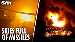 Hundreds of missiles rain down on Israel & Iran as death toll rises in barrage of explosions