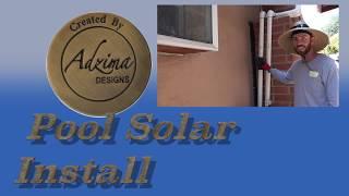 Pool Solar Heater  Install