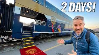 2 DAYS on Canada’s LUXURY TRAIN (Rocky Mountaineer) 