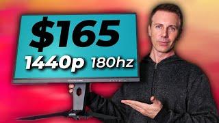 Are Under $200 1440p, 180Hz IPS Gaming Monitors any good? (PG27QFT2A Review)