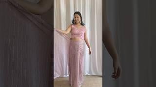 Myntra ready to wear saree haul / farewell party saree haul #readytowearsaree #saree #shortsviral