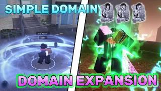 How To Get Simple Domain And Domain Expansion (Guide & Showcase) | Sorcery