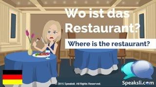 Food and Drinks in German | Learn German | Speaksli