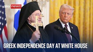 President Trump participates in Greek Independence Day Celebration at White House