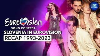  SLOVENIA in Eurovision 1993 - 2023 | RECAP All Entries (Slovenija na Evroviziji)