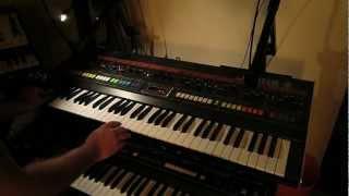 Roland Jupiter 8 1983 Demonstration by INHALT & Bunker Studio SF