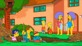 Bart construlle su piscina en el patio Los simpsons capitulos completos en español latino