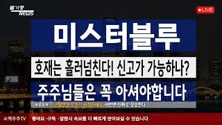 ▶ 미스터블루◀ 호재는 흘러넘친다!! 신고가 가능하나?? 주주님들은 꼭 아셔야합니다