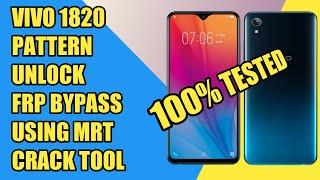 VIVO 1820 (Y91i) PATTERN UNLOCK AND FRP BYPASS USING MRT CRACK TOOL