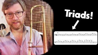 Fundamental Diatonic Triad Patterns - For Jazz Trombonists!