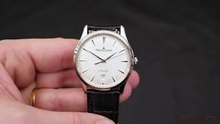 Jaeger LeCoultre Master Ultra-Thin Date ST hands-on