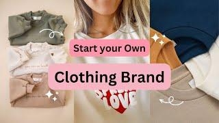 How to Start Your Own Clothing Brand │Expert Tips & Tools Revealed! #clothing #clothingbrand #online