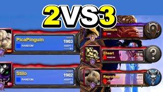 CAN WE WIN 2vs3? Warcraft 3 Direct Strike Gameplay