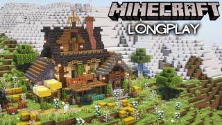 Minecraft Relaxing Longplay - Cozy Starter House - (No Commentary) 1.21.5