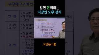 알면 돈이 되는 직장인 노무 상식