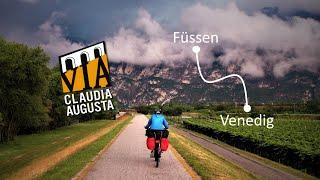 auf der Via Claudia Augusta von Füssen nach Venedig mit Fahrrad und Zelt