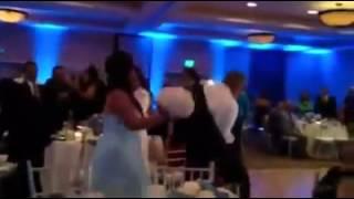 Epic wedding dance fail. MUST WATCH