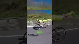 Cyclist Uses Science to SMASH Competition! #Aerodynamics #Shorts| SGK English