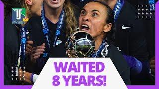 Marta and the Orlando Pride CELEBRATE winning the NWSL Final over Washington Spirit