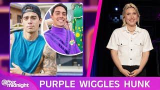 Taylor Tomlinson Ogles The Wiggles Purple Heartthrob