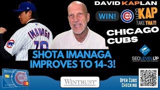 REKAP: ️ Chicago Cubs 9-2 win over Oakland Athletics. Shota Imanaga improves to 14-3!