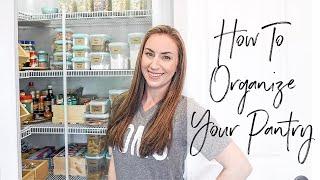 How To Organize Your Kitchen Pantry | Pantry Organization Tips! kateschwanke