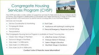 Congregate Housing Services Program (CHSP)