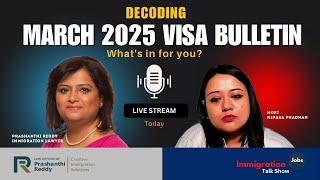 LIVE Q&A: Visa Bulletin March 2025 - Your Green Card Questions Answered!