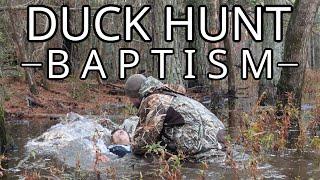 Baptized while Duck Hunting!