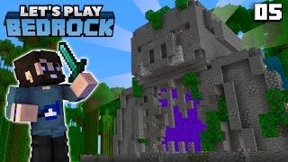 I Built a PIGLIN Themed NETHER PORTAL! | Minecraft Let's Play Bedrock - Episode 5