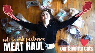 White Oak Pastures MEAT HAUL | strong sistas fav selections of grass fed & finished meat ~