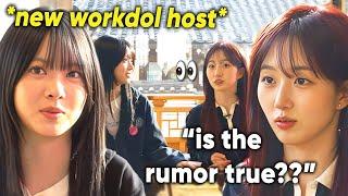 EUNCHAE just gave a hint on being the NEW HOST of Work-dol?? (will replace NMIXX Haewon?)