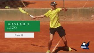 Juan Pablo Lazo - College tennis recruiting video Fall 2023