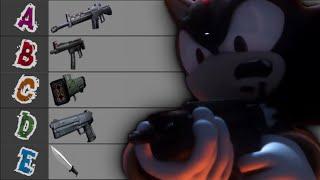 Shadow the Hedgehog Weapons and Vehicles Tier List