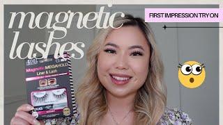 Ardell Magnetic MEGAGHOLD Liner & Lash FIRST IMPRESSION TRY ON REVIEW