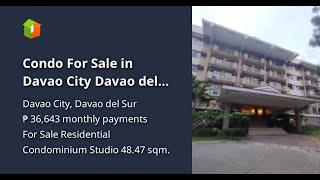 Condo For Sale in Davao City Davao del Sur