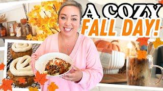 COZY DAY OF FALL COOKING AND SHOPPING | EASY MUST TRY RECIPES | IN THE KITCHEN WITH US