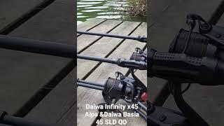 Daiwa Infinity x45 Alps &Daiwa Basia 45 SLD QD