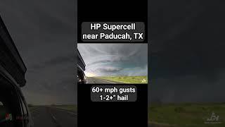 HP Supercell over Paducah, TX | June 8, 2025