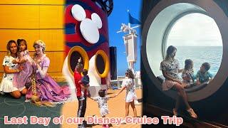 LAST DAY OF OUR DISNEY CRUISE TRIP || Thefewstertv