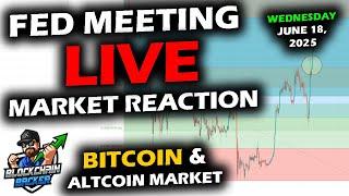 LIVE Market REACTION to Rate Decision with Bitcoin, Altcoins and Stocks, Federal Reserve FOMC