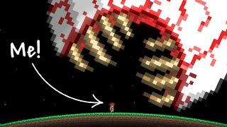 Can you Beat Terraria with 100x Larger Enemies?