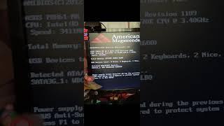 what do this american megatrends mean / this randomly appeared on my pc